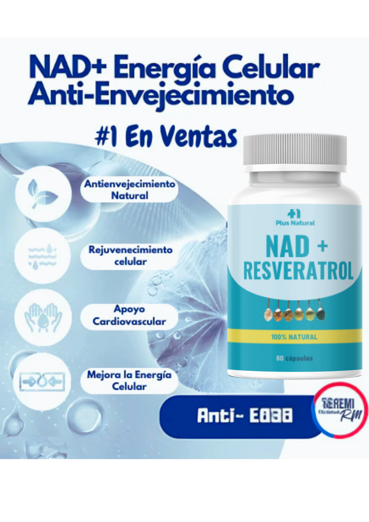 NAD + RESVERATROL PLUS TRIPLE PACK