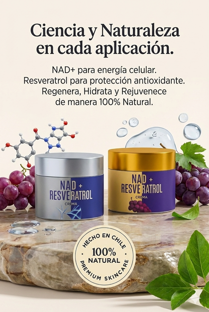 SkinCare Nad+Resveratrol en Crema