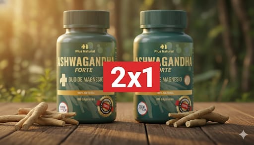 Duo Pack Ashwagandha Forte Premium: Sistema Anti-Estrés (120 Porciones)