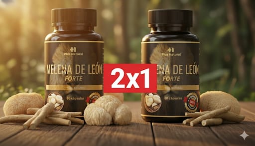 Duo Pack Melena de León Forte Premium: Enfoque y Salud Celular (120 Porciones)