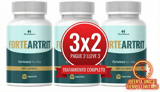 Triple Pack Forteartrit - Tratamiento Intensivo 90 Días (Ahorro 30%)